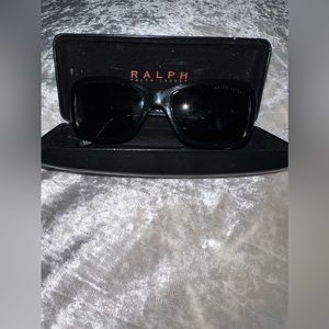 Ralph Lauren Classic Black Sunglasses with case